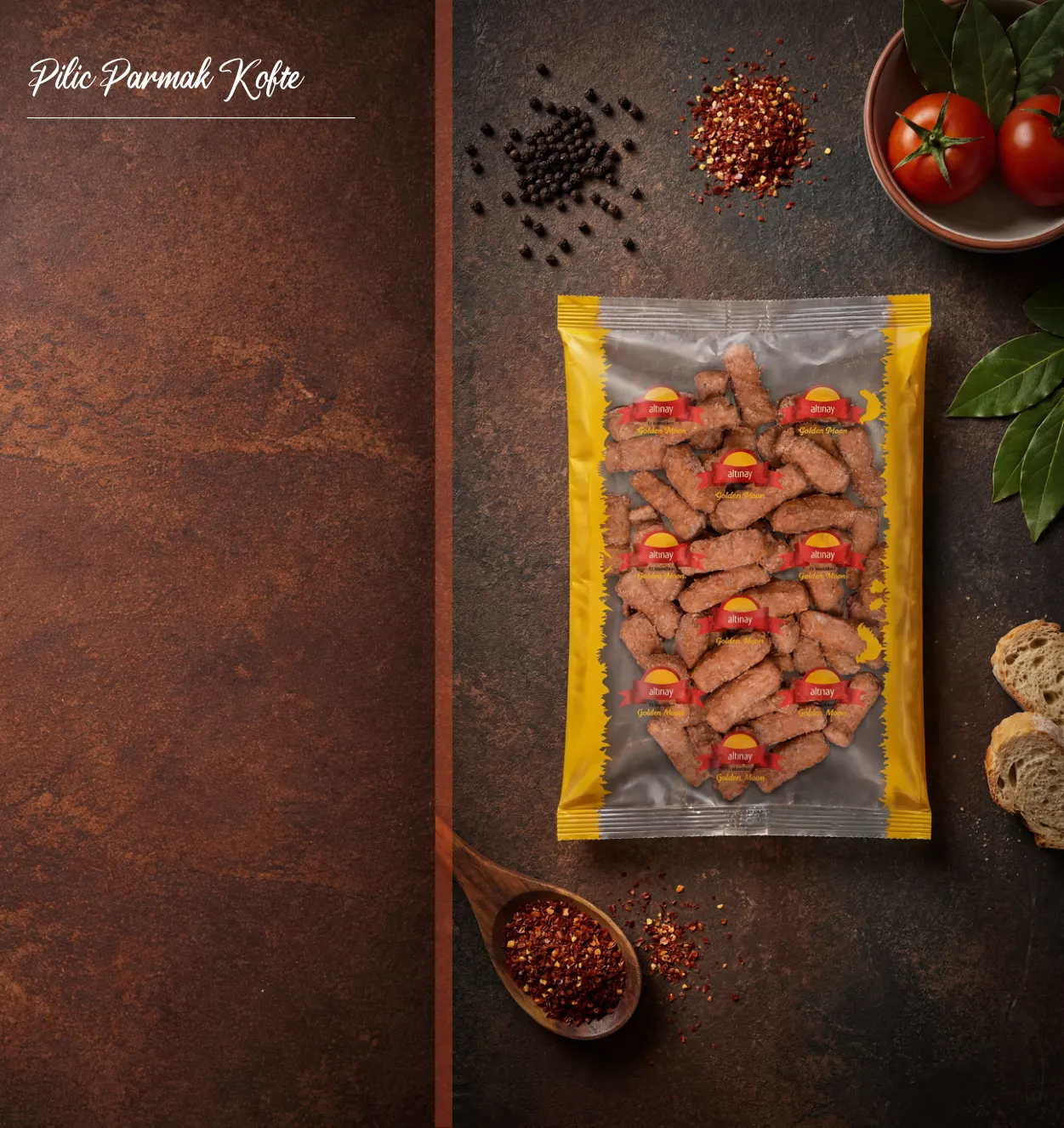 Piliç Parmak Köfte Golden Moon katalog sayfası